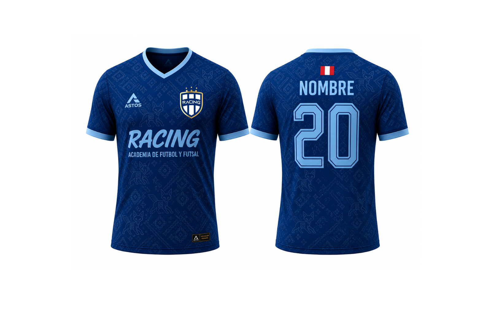Racing 53 años Modelo Raico Andino Asociación - Azul